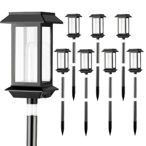 Lampada solare a LED <span class=keywords><strong>da</strong></span> <span class=keywords><strong>giardino</strong></span> <span class=keywords><strong>per</strong></span> esterno impermeabile montante a <span class=keywords><strong>terra</strong></span> lampada IP54 gradazione luce bianca calda <span class=keywords><strong>per</strong></span> la decorazione del cortile del <span class=keywords><strong>giardino</strong></span> - Product Image 5