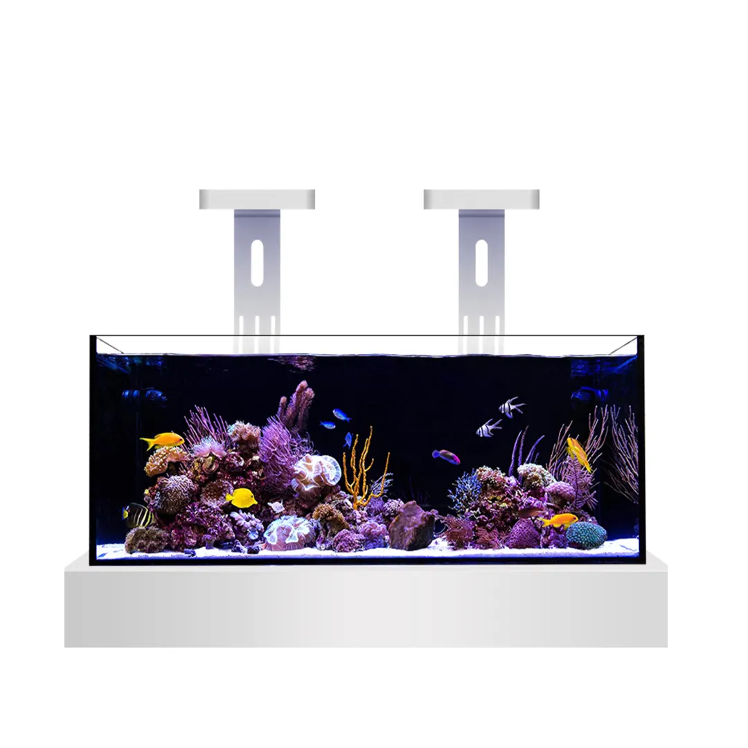 Micmol Aqua Pro 120W Wrgb Led Aquarium Licht Slimme Controle Volledig Spectrum Licht Voor Zoetwater Zoutwatertank