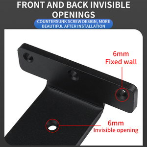 Zuogang 2 Cái Dấu Hiệu Ẩn 4 <span class=keywords><strong>Inch</strong></span> Đến 12 <span class=keywords><strong>Inch</strong></span> Giá Đỡ Pci Kim Loại Giá Đỡ Oem Giá Đỡ Trang Trí - Product Image 2