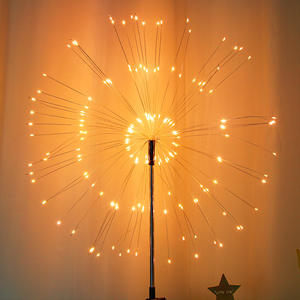 مصابيح ألعاب نارية مقاومة للماء من داندليون تعمل بالطاقة الشمسية صغيرة في الهواء الطلق لزينة عطلات الفناء ROHS - Product Image 6