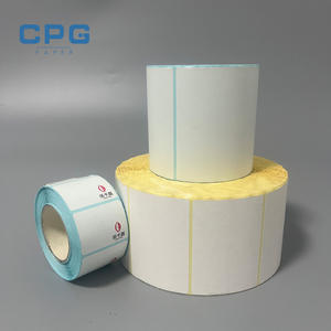 BPA Free Waterproof Thermal Label <b>Sticker</b> 100x150mm 40x20mm Thermal Label <b>Paper</b> Roll White for Logistics and Courier Barcode - Product Image 1