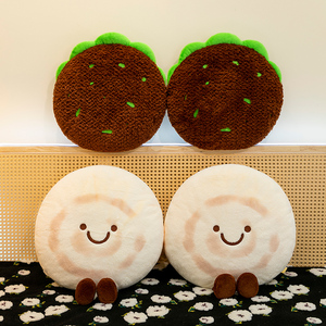 Boneka makanan lucu model baru, boneka lucu kreatif, bantal empuk 2 in 1, bantal lembut - Product Image 4