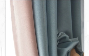 ผ้าม่านโรงแรมแบบหนาทำจากผ้าลินินผ้าฝ้ายสีทึบทึบทึบผ้าลินิน - Product Image 3