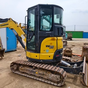 3.5ton Yanmar VIO35 Mini Used Hydraulic Crawler Excavator 2017 <b>Model</b> EPA CE Certified Boom Offset AC Cab <b>Engine</b> Gearbox Pump - Product Image 5