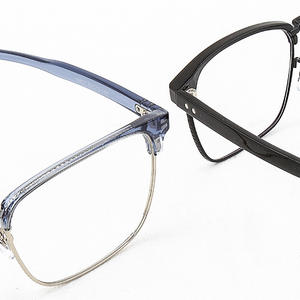 กรอบแว่นตาทรงสี่เหลี่ยมคลาสสิคสไตล์เรโทรสำหรับผู้ชาย TR90 แบบเต็มกรอบ รุ่น 19607 ดีไซน์ทันสมัย - Product Image 1