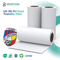 Film de transfert PU gaufré 3D multi-épaisseurs, largeur 30, 31, 60 cm, résistant aux basses températures, forte résistance à la décoloration, pour encre d'étiquettes 3D