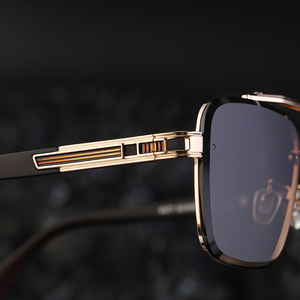 <span class=keywords><strong>Lunettes</strong></span> <span class=keywords><strong>de</strong></span> soleil tendance Partagas, design personnalisé, logo carré en métal, double pont, protection UV400, <span class=keywords><strong>lunettes</strong></span> <span class=keywords><strong>de</strong></span> soleil pour hommes - Product Image 2