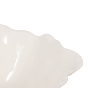 Set di ciotole decorative a forma di petalo in ceramica bianca, ciotole da portata per centrotavola da caffè, decorazioni per la cucina, moderne ed eleganti - Product Image 4