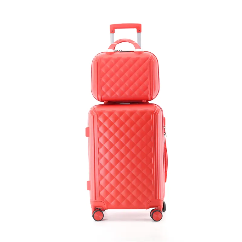 حقائب سفر بعجلات مقاس 20/24/28 بوصة خفيفة الوزن بتصميم جديد لعام 2024 مجموعات حقائب 3 قطع ABS/PC