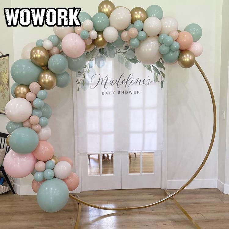 WOWORK Заводская металлическая Золотая рамка-подставка для украшения свадебных торжеств