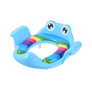 Siège d'apprentissage de la propreté extra large pour tout-petits avec poignées antidérapantes, sans installation, réducteur de toilettes pour enfants - Product Image 6