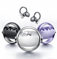 Nouveau design Écouteurs sans fil 2-en-1 à clipser ouvert et semi-intra-auriculaires avec traduction IA, écouteurs de sport Bluetooth