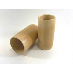 Gobelet à boire en bambou, design minimaliste, écologique, matériau naturel, 300 ml, fabriqué à la main au Vietnam, service OEM ODM - Product Image 1