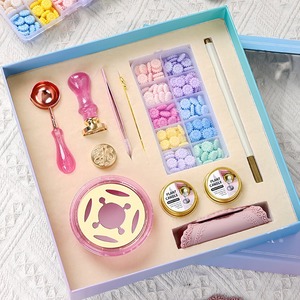 Juego de sellos de cera con gránulos de cera y herramientas para manualidades de boda - Product Image 3