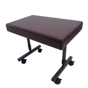 Wholesale Cheap Thick Padded Comfortable Adjustable Height Leg Rest Foot <b>Stool</b> with Castors - Product Image 5
