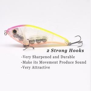 Esca Artificiale Vibra Lure Jerkbait Dogfish da 11cm 36g, Affondante, in Acciaio Inox Stampato, Esca Viva per la Pesca a Spinning in Fiume e Lago - Product Image 6