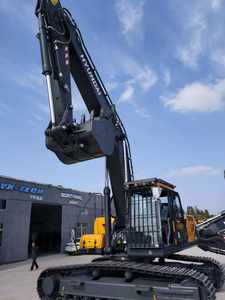 Excavadora usada de 35 toneladas Hyundai HX340 Sistema hidráulico HM8.3 Excavadora de orugas Hyundai HX340 usada para uso en la construcción - Product Image 3