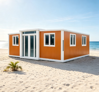 Logement temporaire pour travailleurs, maison conteneur pliable, assemblage rapide, dortoir de chantier portable, pièce préfabriquée