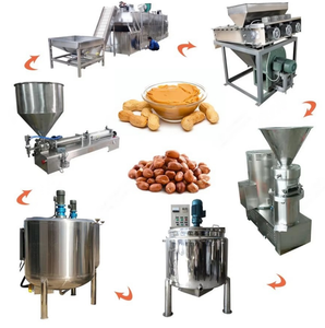 Equipo de molienda de mantequilla de maní Olde <span class=keywords><strong>Tyme</strong></span> automático que hace la máquina Línea de producción de mantequilla de maní - Product Image 1