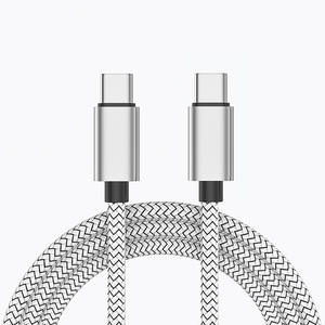 Câble de charge rapide tressé série couleur USB C vers type-c 66W 100W avec conducteur en cuivre pur pour ordinateur/imprimante usage quotidien - Product Image 2