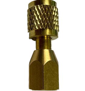 Adattatore in ottone da 1/8 NPT a 1/4 SAE per sistemi di climatizzazione automobilistici - Product Image 6