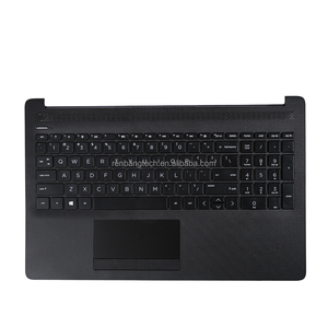 Replacement Upper Case Palmrest US <b>Keyboard</b> L20387-001 Black Laptop Parts for HP Pavilion 15-DB 15-DR Models 15-DR 15-DB - Product Image 1
