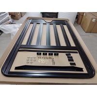 SEMRISE OEM ODM Porte-bagages de toit en alliage d'aluminium personnalisé 300 avec échelle Noir Robuste Capacité 100 kg