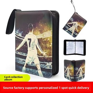 Álbum <span class=keywords><strong>de</strong></span> Tarjetas <span class=keywords><strong>de</strong></span> Papel Personalizado Rectangular para la Copa Mundial <span class=keywords><strong>de</strong></span> Fútbol 2026, FIF4-9, con Cierre y Correa para la Muñeca, Éxito <span class=keywords><strong>de</strong></span> Ventas Transfronterizo - Product Image 2