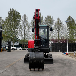Mini-excavatrice de 4 tonnes conforme à la norme CE 5 avec cabine et tarière, pompe hydraulique, moteur, puissance de creusement élevée, chambre fermée - Product Image 5