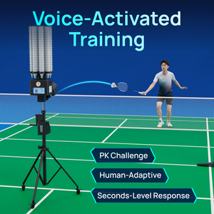 SIBOASI Professionnel <span class=keywords><strong>En</strong></span> <span class=keywords><strong>Ligne</strong></span> <span class=keywords><strong>Coach</strong></span> Badminton Machine Portable <span class=keywords><strong>Formation</strong></span> Feeder 180 Balles Grande Capacité Volant Collecteur <span class=keywords><strong>En</strong></span> Métal - Product Image 6