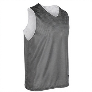 Débardeur en maille bleu clair, col en V, sans manches, respirant, unisexe, jersey adulte, coupe régulière, couleur unie, toutes saisons, vêtements de sport - Product Image 6