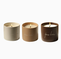 Velas Aromáticas de Cera de Soja con Fragancia de Aceites Esenciales, Hechas a Mano, en Taza de Cerámica Personalizada, de Alta Gama, para Decoración y Recuerdos
