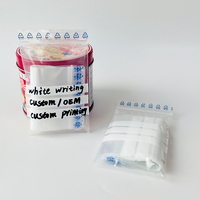 Sacs Ziplock en plastique transparent sur mesure, étanches à l'humidité, refermables, pour emballage alimentaire, vente en gros