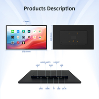 Tablette Android Industrielle Murale 15,6 Pouces, Écran Tactile LCD Quad Core, Affichage pour Salle de Réunion