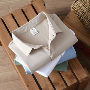 Chemise homme <span class=keywords><strong>Salona</strong></span> 210g unie à manches courtes, col rabattu, en coton tricoté et élasthanne, respirante et rafraîchissante - Product Image 4