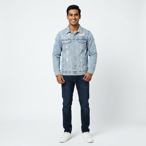 แจ็กเก็ตยีนส์สำหรับผู้ชายเสื้อแจ็กเก็ตยีนส์ - Product Image 1