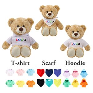 Orsacchiotto di Peluche 20cm con Logo Stampato sulla Maglietta, Peluche Promozionale Personalizzato, Produzione all'Ingrosso dalla Cina - Product Image 2