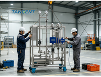 28 ans d'expérience TANGENT – Nouvelle membrane d'ultrafiltration céramique de qualité supérieure pour machine de production 1000 L/heure