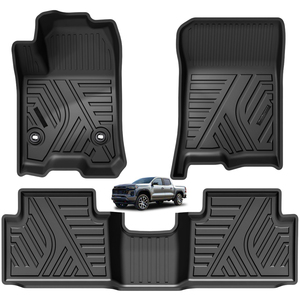 Alfombrillas de Coche TPE 3D Escaneadas, Ecológicas e Inodoras, con Servicio OEM y ODM a Precio de Fábrica, para Chevrolet Colorado 2023-2026 (Volante a la Izquierda) - Product Image 1