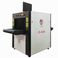 Équipement de scanner à rayons X de sécurité JINDUN, résolution 0,101 mm, pénétration de plaque d'acier de 34 mm, contrôle des bagages/du matériel à l'aéroport