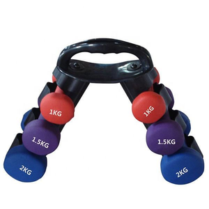 Custom Logo Cast Iron Durable Eco-Friendly Non-Slip Unisex <strong>Dumbbell</strong> <strong>Set</strong> Rack Stand Home Gym Fitness 6kg 9kg 12kg Weight - Product Image 3