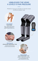 Bottes de compression pneumatiques pour la récupération à domicile, pressothérapie des jambes et des pieds