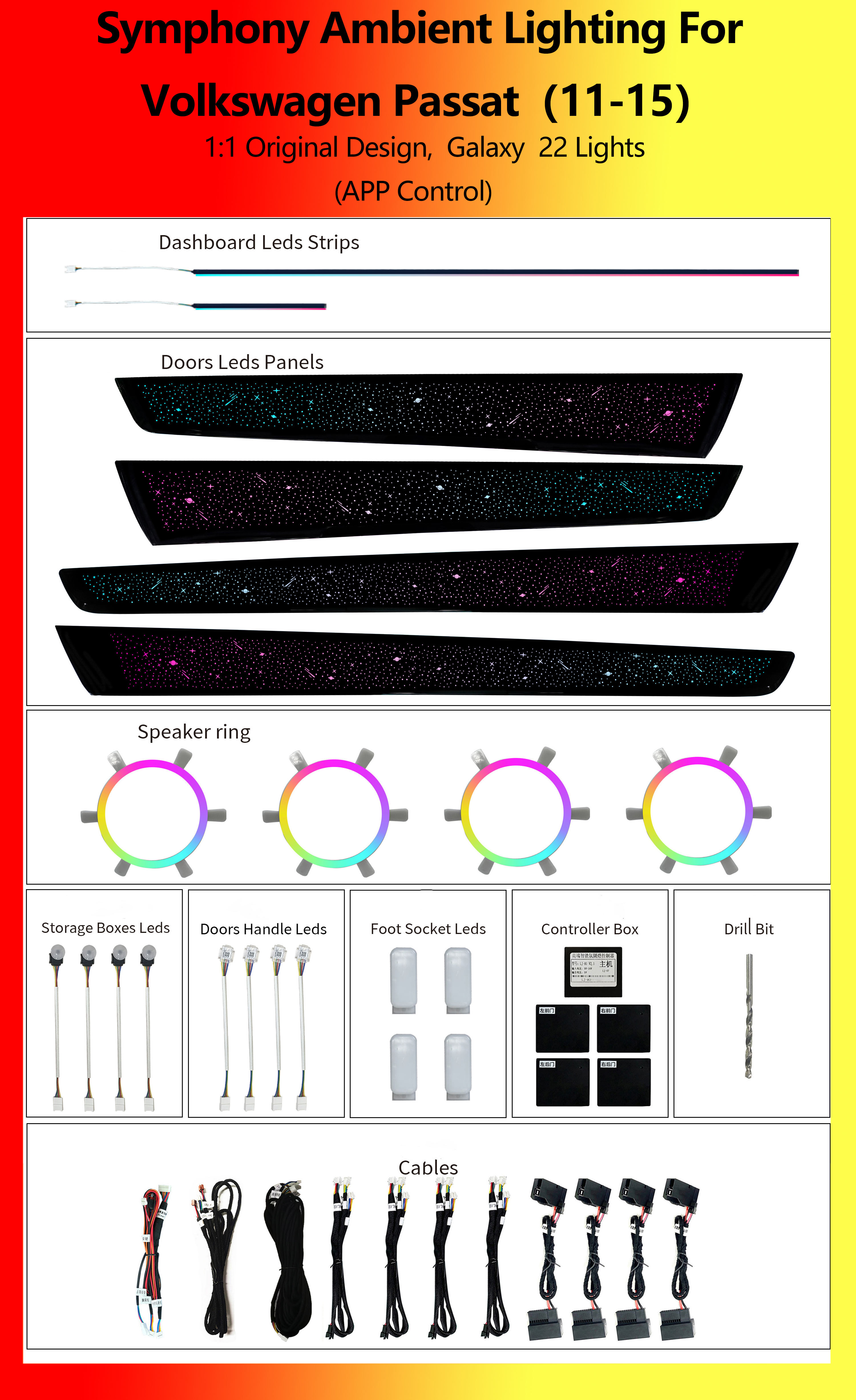Volkswagen Passat Galaxy Symphony 22 Lights