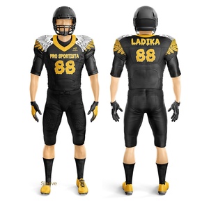 Uniforme Deportivo Personalizado de Fútbol Americano y Rugby, Jersey de Competición de Manga Corta, Uniforme de Entrenamiento para Equipo, con Número de Jugador Impreso AF15 - Product Image 6