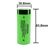 Batterie lithium-ion rechargeable à haute décharge, 3.7v 26650A, 5000mah, pour lampe de poche, moto électrique