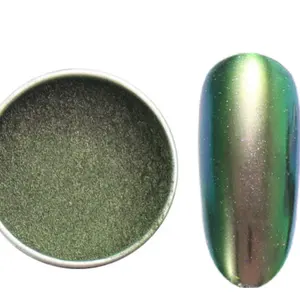 ZDS polvere acrilica di alta qualità Chameleon Flakes Pigment Powder Colorful 8090 Blue Chameleon Tint