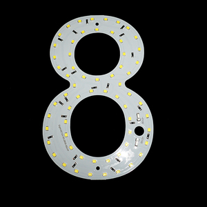 Lampe de nuit électronique en aluminium pour couples, bébés, lettres LED décoratives pour chambre à coucher, modules PCB, marque <span class=keywords><strong>Mankun</strong></span>, garantie 3 ans - Product Image 2