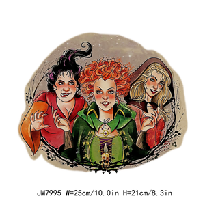 ملصق من الفينيل الحراري على شكل قشر البرد للسيدات, ملصق نقل حرارة رعب من الفينيل منخفض MOQ عالي الجودة المخصص ، إكسسوارات قميص للنساء - Product Image 3