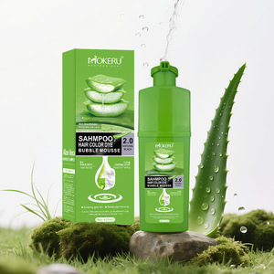 MOKERU Shampooing Colorant Permanent Sans Ammoniaque <span class=keywords><strong>Mousse</strong></span> Naturelle pour Cheveux Couvre Rapidement les Cheveux Gris pour HOMMES - Product Image 2