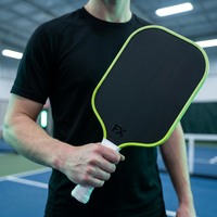 Raquette de pickleball pour enfants avec logo personnalisé FX, fibre de carbone T700, noyau en nid d'abeille de 16 mm, sans bordure, OEM ODM, pour le contrôle de la puissance et du spin